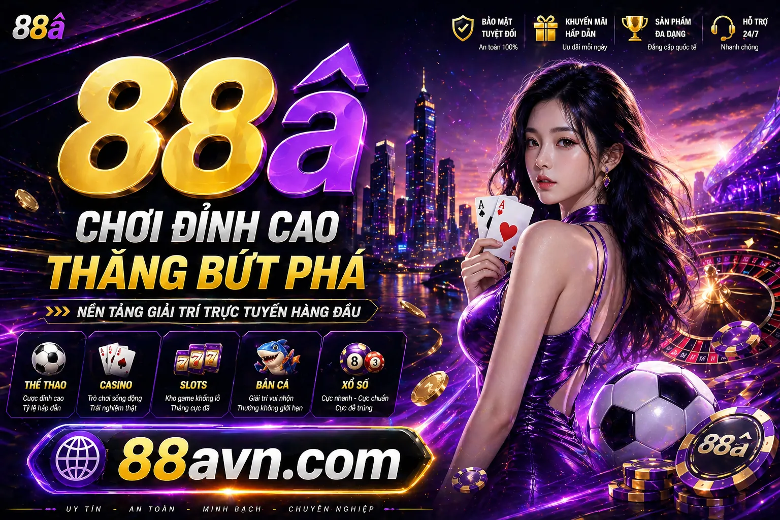 Hình ảnh trung tâm hỗ trợ khách hàng và bảo mật của Betcom888